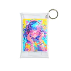 no_mi_Ke08のメガネの可愛い女の子のキャラクター Mini Clear Multipurpose Case