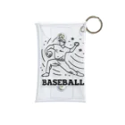 nndesignのBASEBALL LEFT PITCHER Mini Clear Multipurpose Case