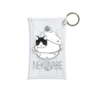 kiddingrOOmのねこ鍋・ハチワレ Mini Clear Multipurpose Case