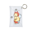 ほっかむねこ屋（アトリエほっかむ）のトイレねこ　オレンジ Mini Clear Multipurpose Case