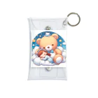 Lei Lei Shopの可愛いくまちゃんと女の子のグッツです Mini Clear Multipurpose Case