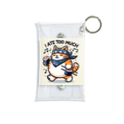 Onkakaka shopのたべねこToo much Mini Clear Multipurpose Case