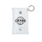 MatrixSphereのCRABBY CRABS CLUB シンプルロゴ Mini Clear Multipurpose Case