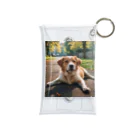 kokin0の足を広げて座る犬 Mini Clear Multipurpose Case