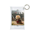 もふもふ日本史の剣もつねこ Mini Clear Multipurpose Case