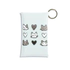 猫のグッズ屋 “ ねこつながり "のねこつながり Mini Clear Multipurpose Case