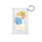 ちいさな水彩アトリエの紫陽花と女の子 Mini Clear Multipurpose Case