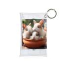 YFCの土鍋に可愛い親子ウサギが3匹② Mini Clear Multipurpose Case
