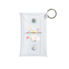 t & fluffyの羊毛フェルト好きさんに贈る I am ニードルフェルター I love ニードルフェルト グッズ Mini Clear Multipurpose Case