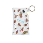 ningen_lifeのkiwi_life（総柄）/ミニマルチケース Mini Clear Multipurpose Case
