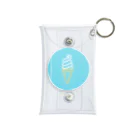 marinaのソフトクリーム（neon mint circle） Mini Clear Multipurpose Case