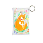 たかはし あいさのキツネ犬のお昼寝 Mini Clear Multipurpose Case