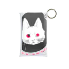 mya-mya=MIYA JUNKO's shop 02のodd-eyed cat Mini Clear Multipurpose Case