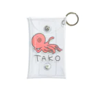 千月らじおのよるにっきのTAKO(色付き) ミニクリアマルチケース