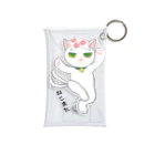 キクヤの踊る、ねこまた　しろ Mini Clear Multipurpose Case