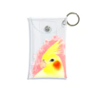 まめるりはことりのほんわかオカメインコ　ルチノー【まめるりはことり】 Mini Clear Multipurpose Case