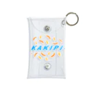 うさぎちゃんアイランドのKAKIPI- ロゴ 青 Mini Clear Multipurpose Case