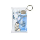 みあまゆあのDrinkMeスカル Mini Clear Multipurpose Case