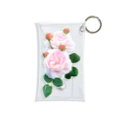 コマタヒチの蕾のついたピンクの薔薇 Mini Clear Multipurpose Case