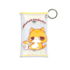 aska/ねこのかんづめのとらねこくん Mini Clear Multipurpose Case