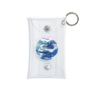 ORANGE-WのI LOVE EARTH Mini Clear Multipurpose Case