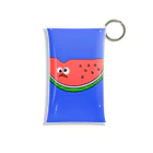 soranaito-togo_redpandaの“Panic” Watermelon  Mini Clear Multipurpose Case