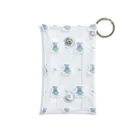 momo shopのTeddy (Blue) Mini Clear Multipurpose Case