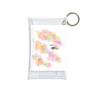 ゆっぺのしょっぷのかくれんぼ　あじさい Mini Clear Multipurpose Case