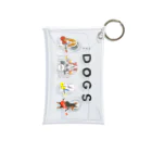 アガタチホのお店のTHE DOGS バンド ロゴ入り Mini Clear Multipurpose Case