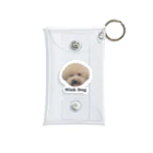 GAME GIRLのWink Dog 顔面丸出し 白ふち Mini Clear Multipurpose Case