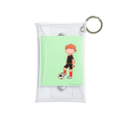 cumincuminのサッカー少年黒ユニフォーム Mini Clear Multipurpose Case