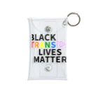 RIRI_designのBLACK TRANS LIVES MATTER（ブラック・トランス・ライブス・マター） Mini Clear Multipurpose Case