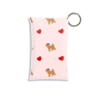 colom-dogsの【COLOM.コロ。】トイプードルハート.ピンクカラー犬グッズ！ Mini Clear Multipurpose Case