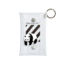 PANDA panda LIFE***の飛び出すパンダ　ストライプ Mini Clear Multipurpose Case