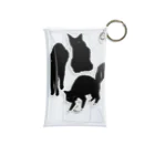 Y O L KのANGRY CAT Mini Clear Multipurpose Case