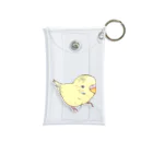 まめるりはことりの可愛いセキセイインコ　おすましちゃん【まめるりはことり】 Mini Clear Multipurpose Case