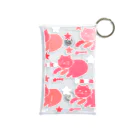 WataMayuroom☆のneko kawaii サクラピンク Mini Clear Multipurpose Case