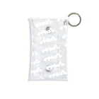 湯あがりポットラックのハッシュタグ クリアケース（WHITE） Mini Clear Multipurpose Case