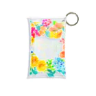 n_makiのお花に囲まれて Mini Clear Multipurpose Case