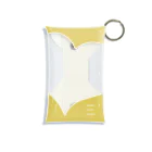 mcSHOPのアクスタケース(ハート枠Yellow) Mini Clear Multipurpose Case