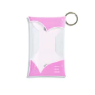 mcSHOPのアクスタケース(ハート枠Pink) Mini Clear Multipurpose Case