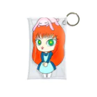 紫キャベツのウサギを被った女の子 Mini Clear Multipurpose Case