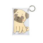 ばんぶーrashiのグッズたちの首をかしげるパグ Mini Clear Multipurpose Case