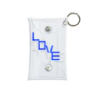 みかんの実のアクスタケース ペンライトLOVE blue Mini Clear Multipurpose Case