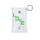 みかんの実のアクスタケース ペンライトLOVE green Mini Clear Multipurpose Case