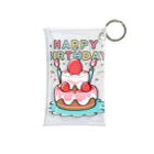 イラスト MONYAAT のCT61HAPPY BRITHDAY  Mini Clear Multipurpose Case