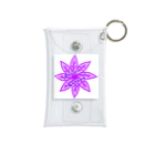 HAKOCHINのPurple Leaves Mini Clear Multipurpose Case