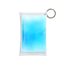 水彩 Ao_watercolorのOcean Blue　水彩 Mini Clear Multipurpose Case