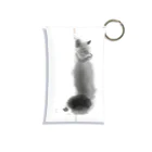 C Nのノルウェージャンフォレストキャット　黒猫 Mini Clear Multipurpose Case