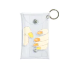 みかんの実のアクスタケース きらきらネイル orange Mini Clear Multipurpose Case